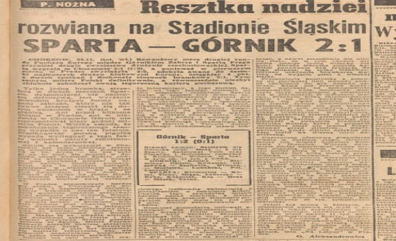 Gornik Sparta 1