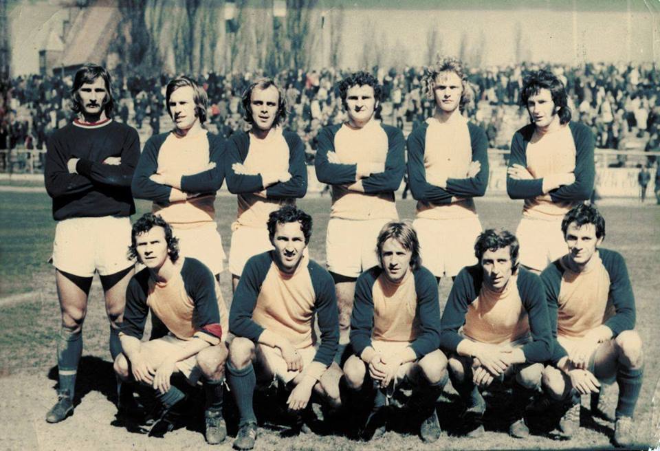 Arka 1973 Mistrz II ligi pnoc w sezonie 1973 74 Burzynski Szybalski Mieciel Kedzia Tlokinski Chodakowski Gadecki Bielinski Rajski Choruzy Zielinski