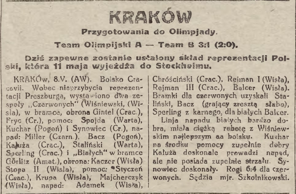 Nowiny Sportowe Stadionu nr 11 z 12.05.1924 s. 2