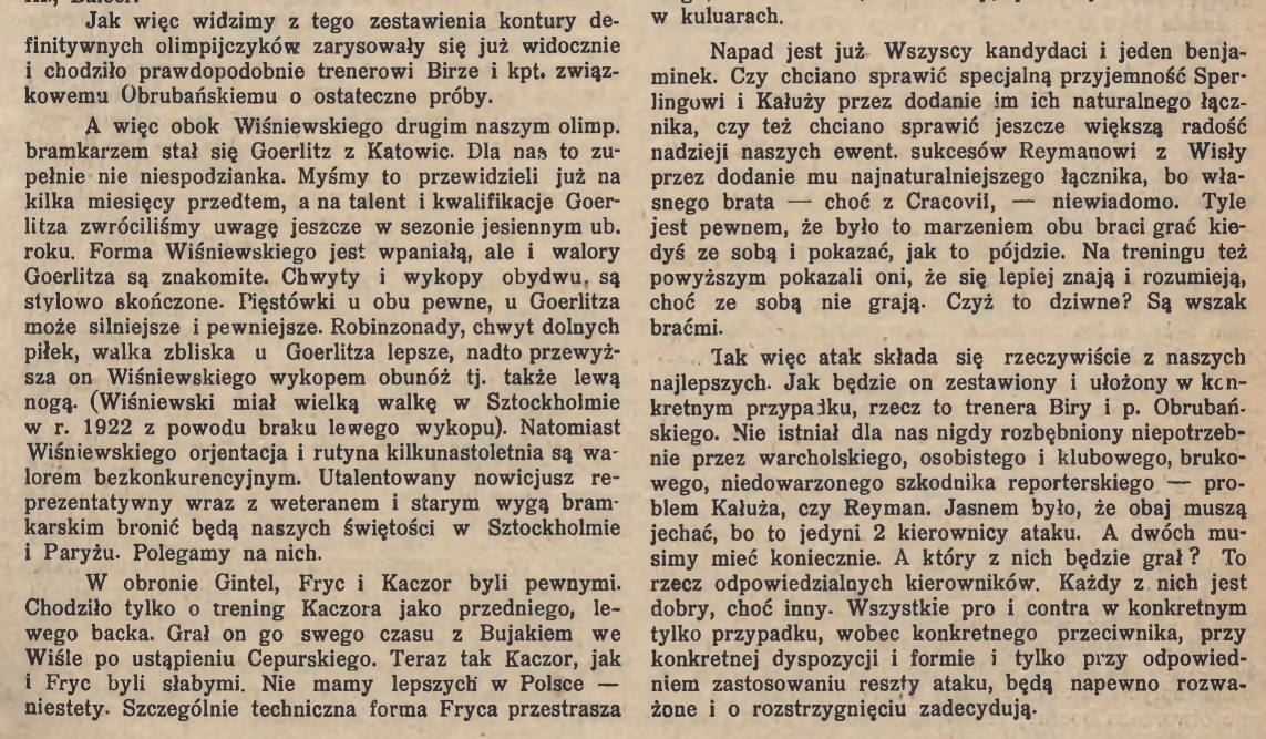 Tygodnik Sportowy nr 20 z 14.05.1924 s.1 cz2