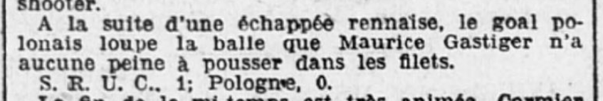 NumeroLOuest Eclair 30.05.1924 strzelec gola