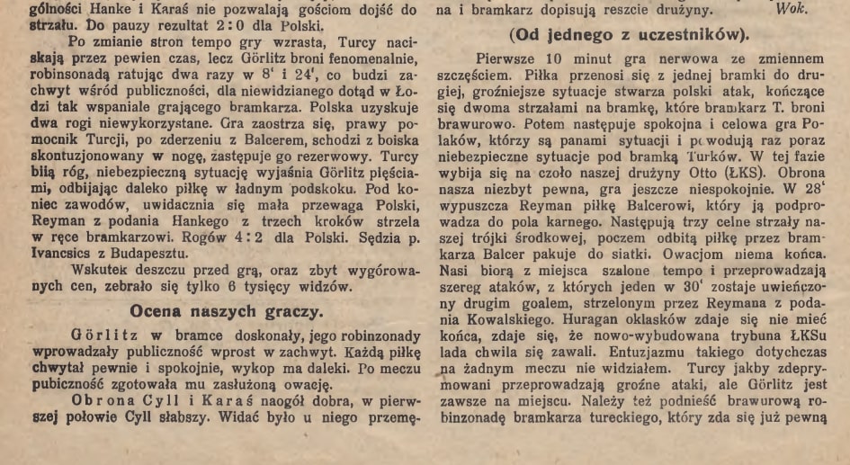 Tygodnik Sportowy nr 27 z 02.07.1924s.4 cz2