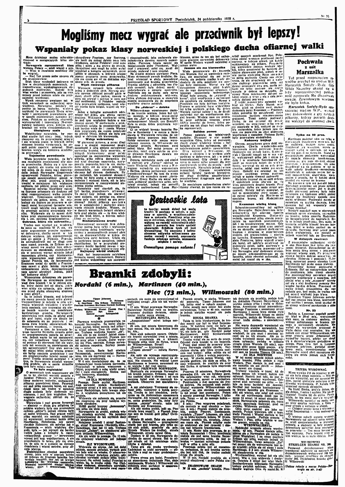 Przeglad Sportowy nr 86 z 24.10.1938 s. 2