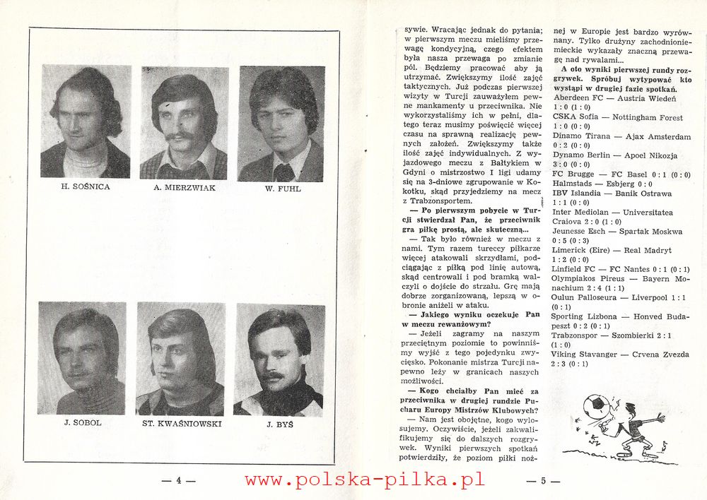 01.X.1980 GKS SZOMBIERKI BYTOM TRABZONSPOR 4