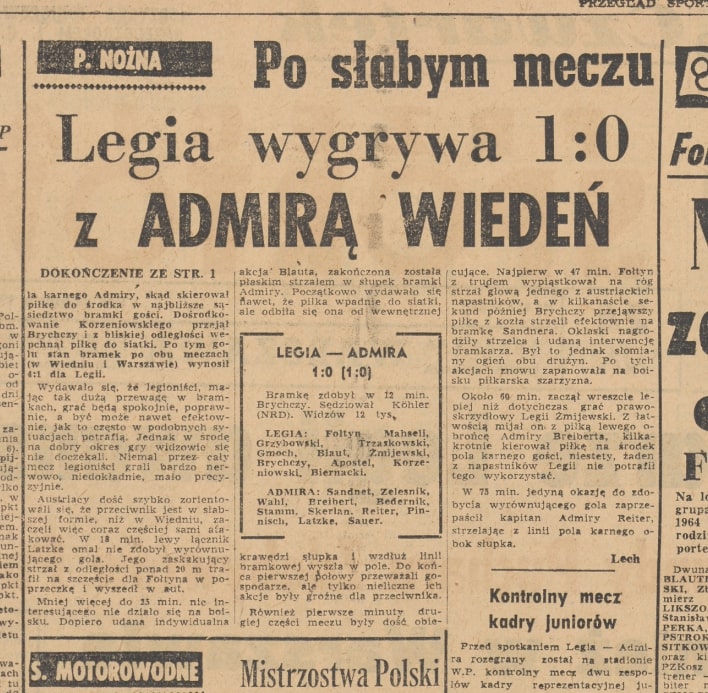 Legia Admira 1