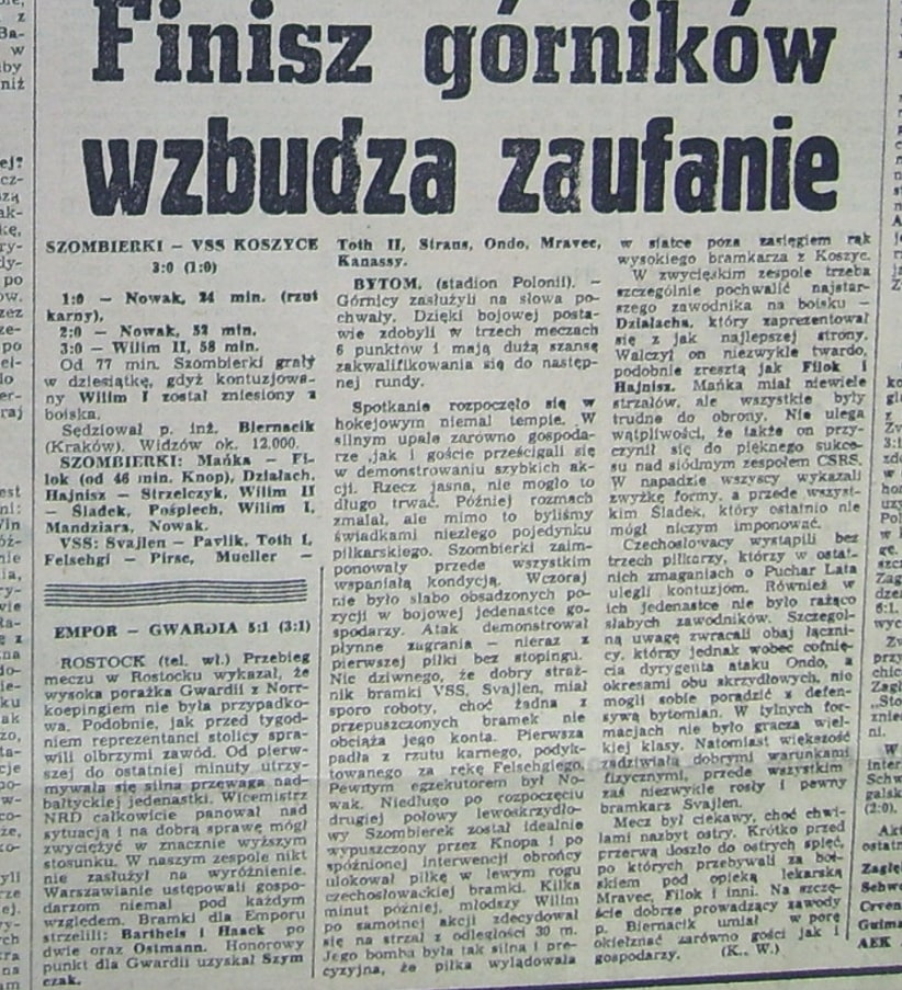 Szombierki Koszyce 1