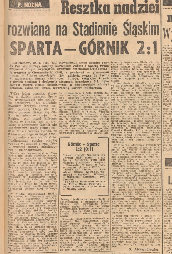 Gornik Sparta 1