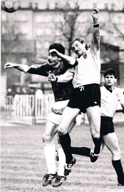 GKS Olimpia 2 1 25 sierpnia 1990 Roman Szewczyk Andrzej Lesiak i Andrzej Borwko
