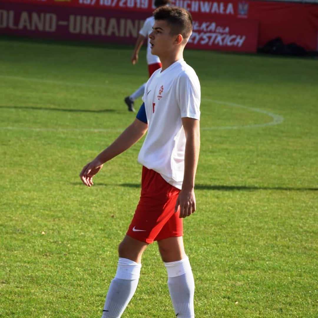 Mikołaj Tudruj z Lecha Poznań to jeden z zawodników U-14, który ma największe szanse zrobienia kariery piłkarskiej. Fot. Archiwum Mikołaj Tudruj/Instagram