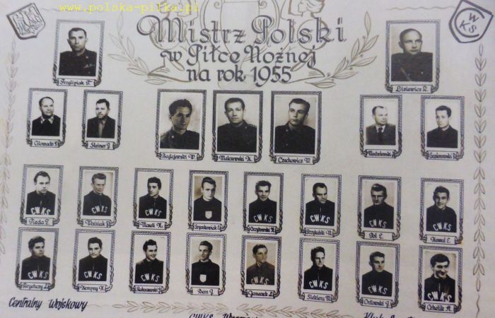 SEZON 1955 - Legia Warszawa